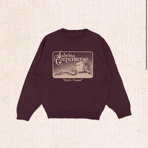 Sabrina Carpenter Short n' Sweet Tour Crewneck sweatshirt Large
